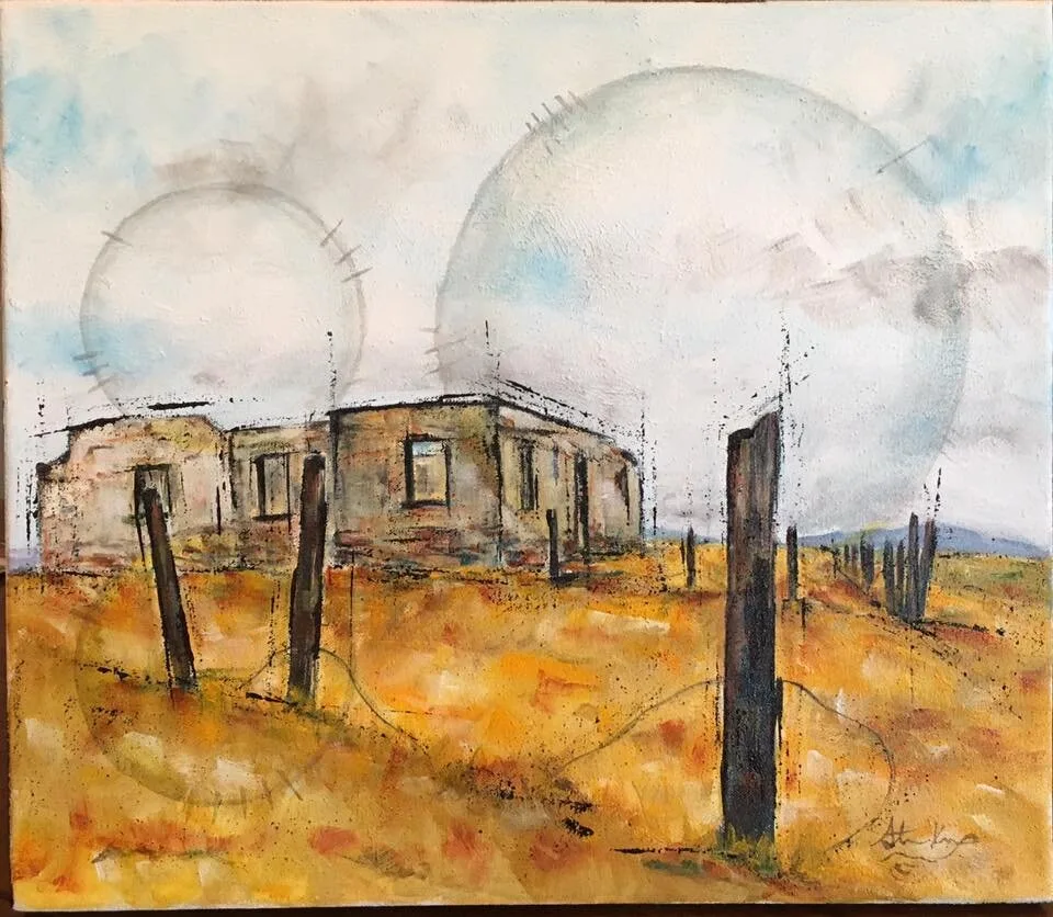 Gebo, original painting by Wyoming fine artist Steve Knox