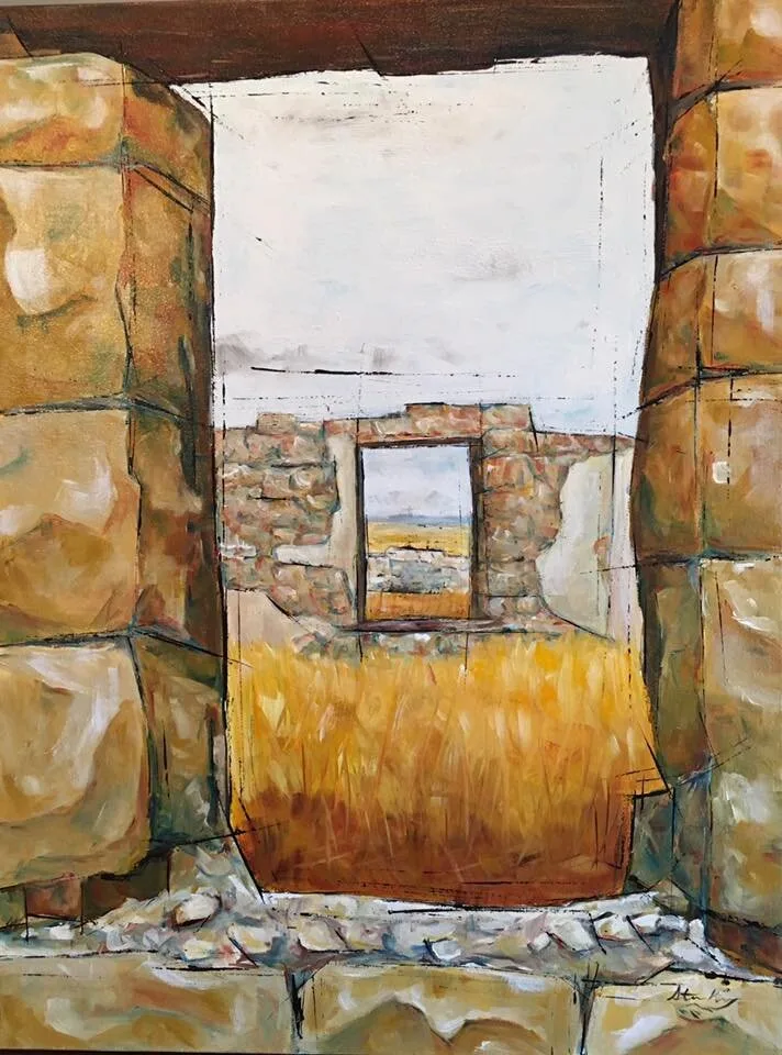 Through the Looking Glass, original painting by Wyoming fine artist Steve Knox