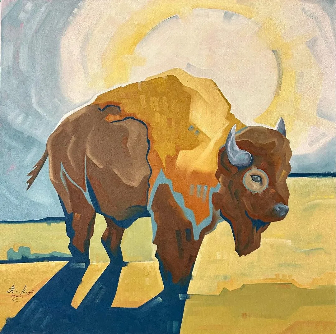 Casting Shadows, original painting by Wyoming fine artist Steve Knox