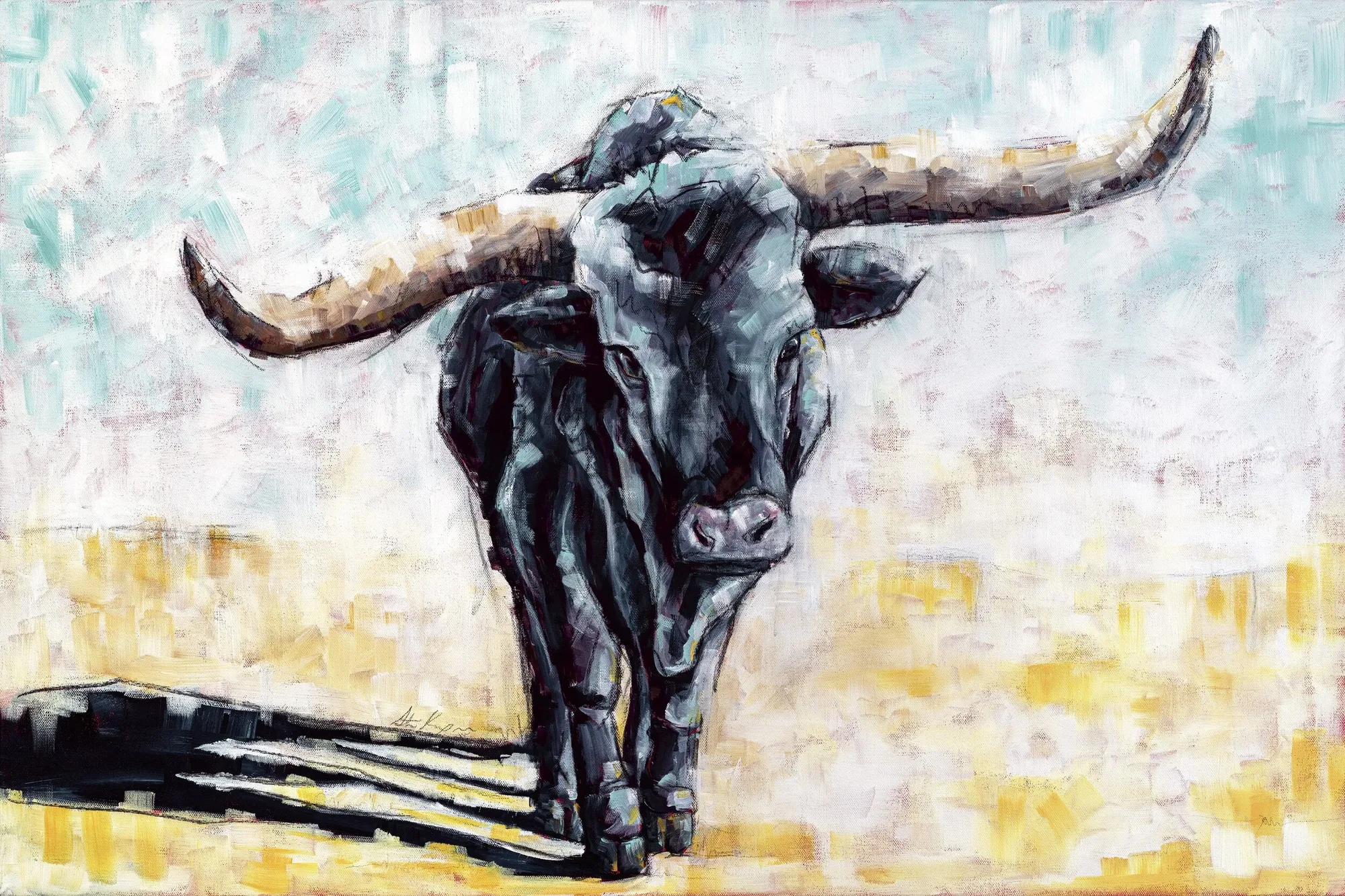 Look At These, original painting by Wyoming fine artist Steve Knox