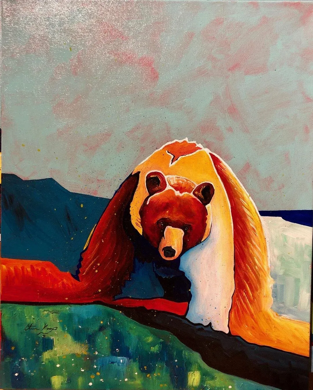 Roaming the Hillside, original painting by Wyoming fine artist Steve Knox
