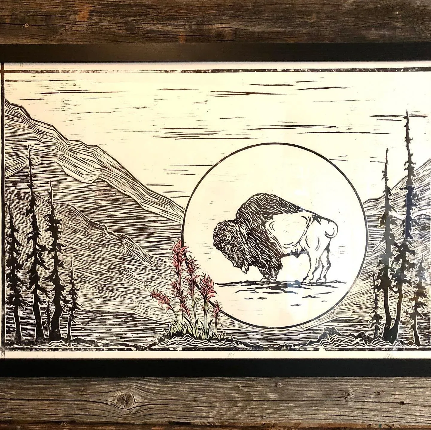 Wyoming Icons, original painting by Wyoming fine artist Steve Knox